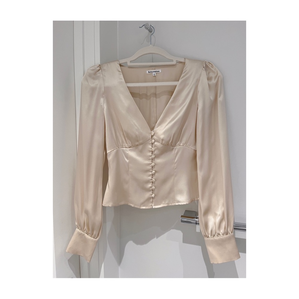 Reformation Silk Top